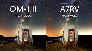 OM Systems OM-1 Mark II VS Sony A7RV | NIGHT MODE | Camera Test