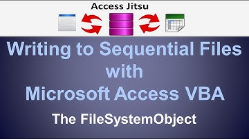 Writing to Sequential Files with Microsoft Access VBA