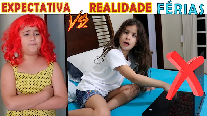 Maria Clara e JP em: EXPECTATIVA VS REALIDADE - FE...