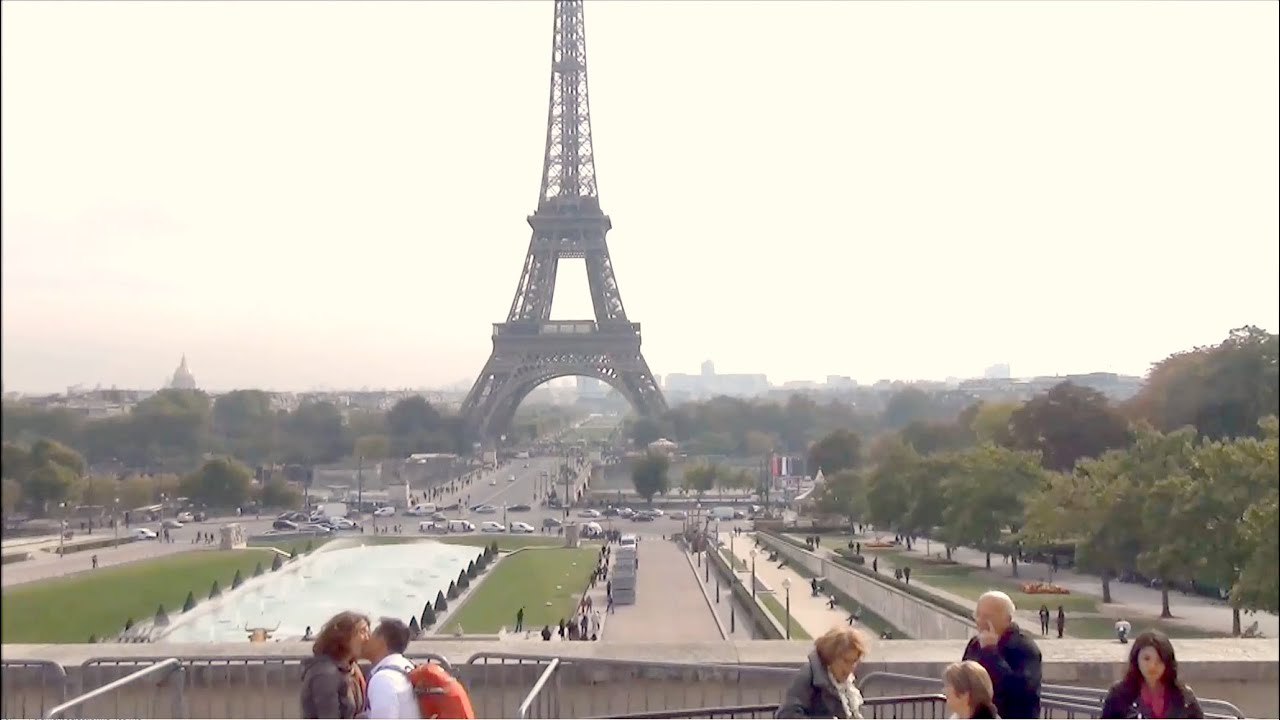Tour Eiffel ; Eiffel Tower View From Trocadero ; Jardin ; Esplanade
