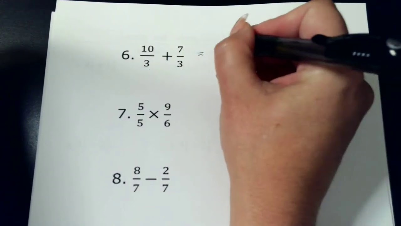 Mixed Function Mixed Function Fractions - YouTube