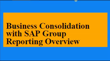 S4 HANA Group Reporting   Overview