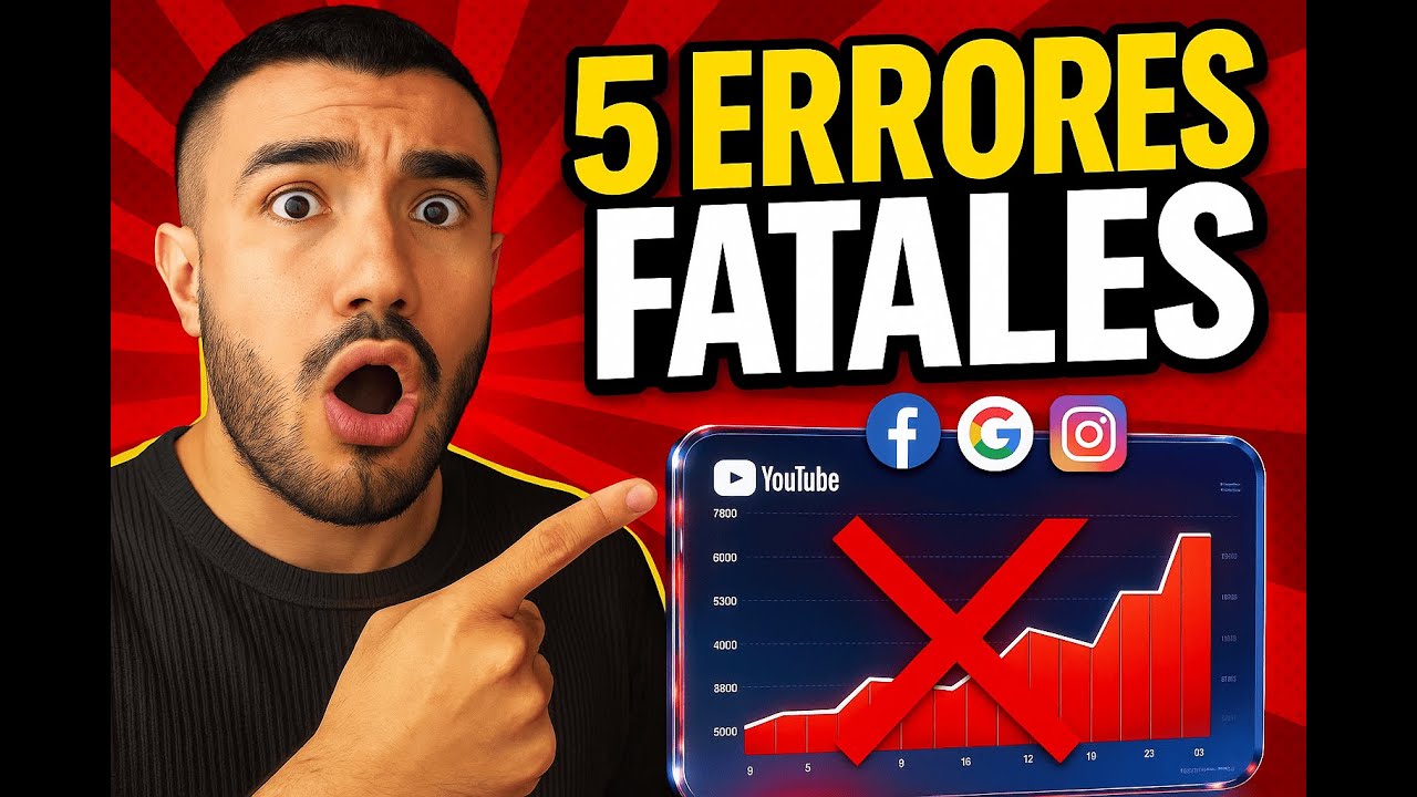 Los 5 ERRORES que están MATANDO tu Marketing Digital 🚫 - YouTube