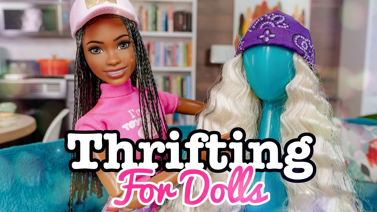 Thrifting For Dolls: Goodwill & Antique Mall | DIY Wig Hairstyles
