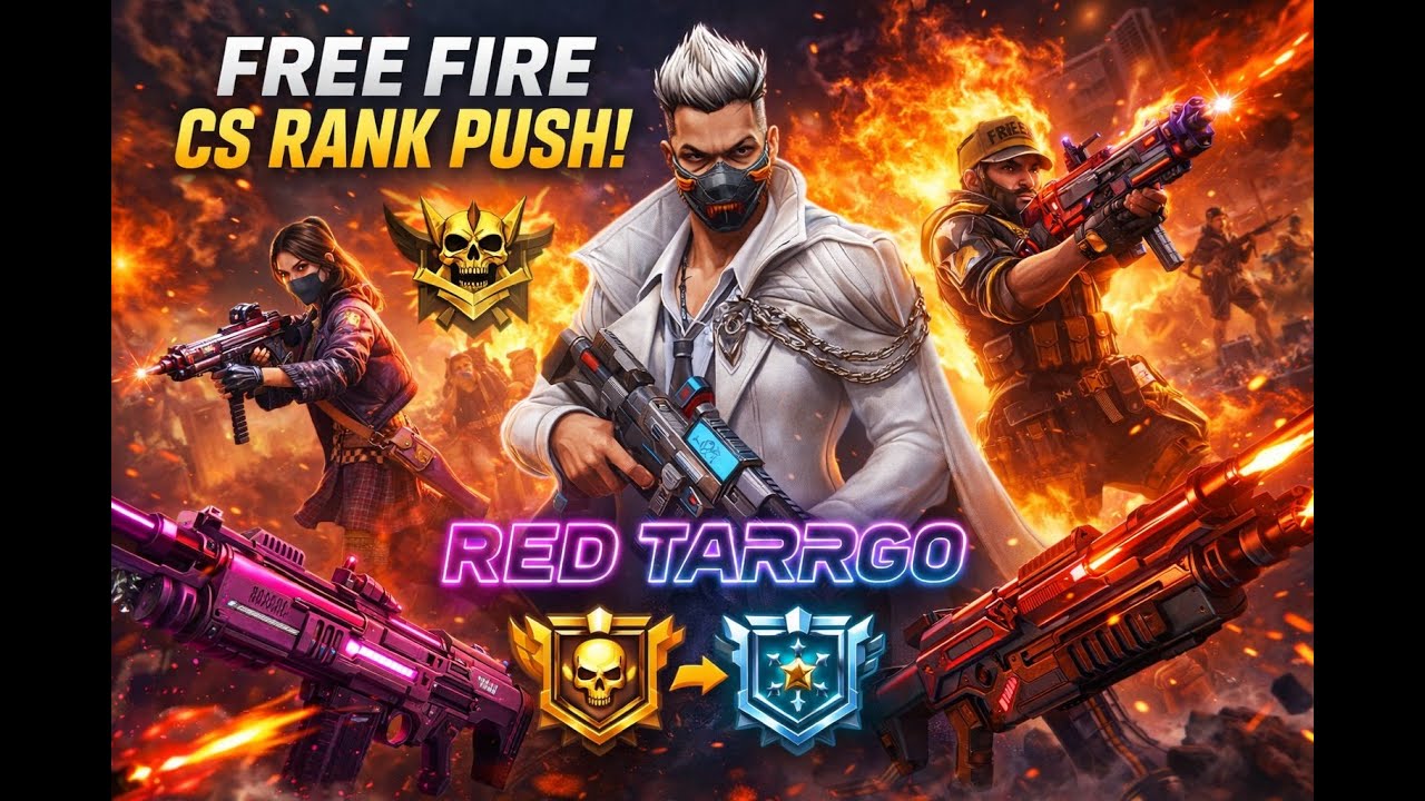 🛑LIVE CS RANK PUSH | GUILD TEST LIVE /| #freefirelive #nonstopgamig #totalgamig
