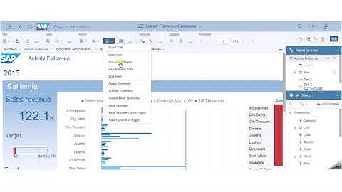 Felece Demo Shots SAP BO 4.3 Tasarım Ekranın