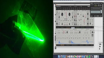 Laser synth - Max Msp