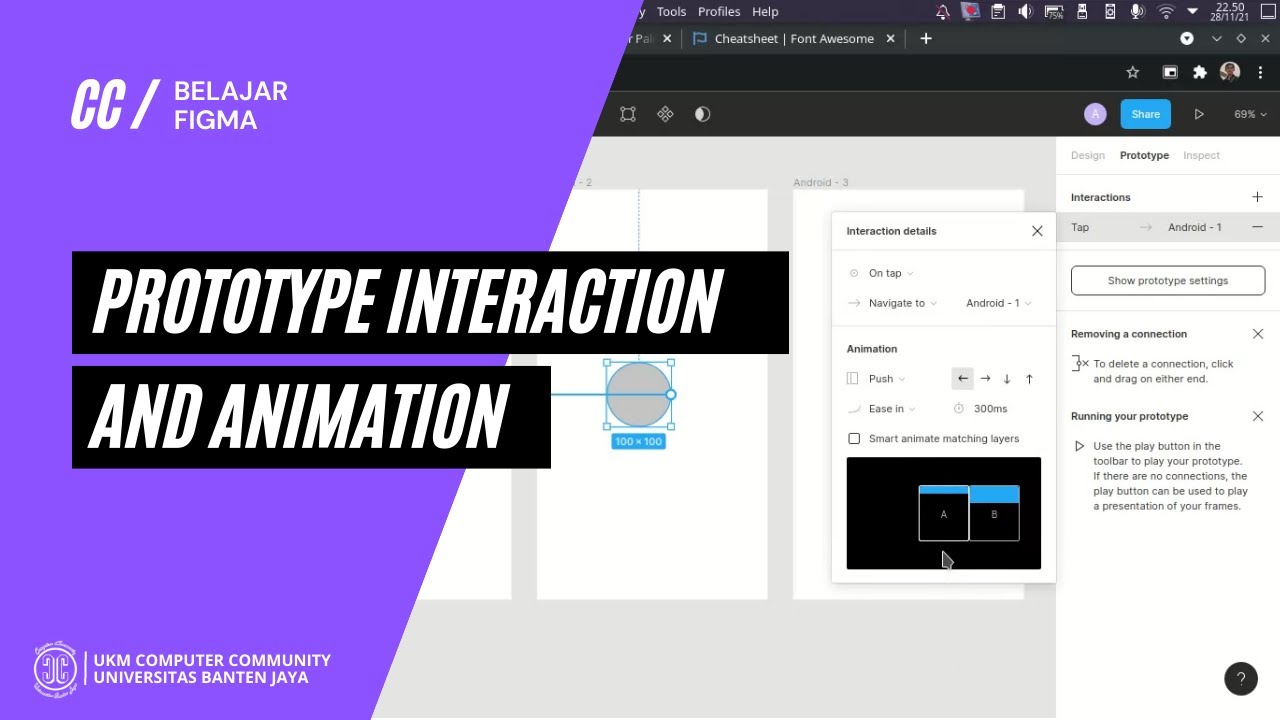 Belajar Figma Dasar : 12 Prototype Interaction & Animation - YouTube