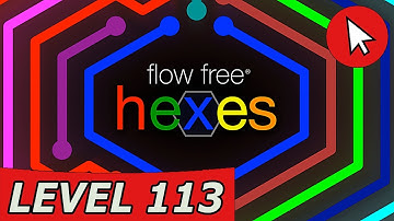 Flow Free Hexes Interval Pack Level 113 Solution (Android/IOS)