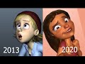 How my animation changed over time