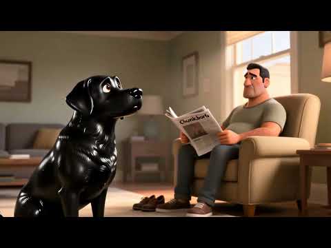 The scent of forgetting, black Labrador video