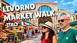 A WALK THROUGH LIVORNO 🇮🇹 | Italy's Central Market & Local Life