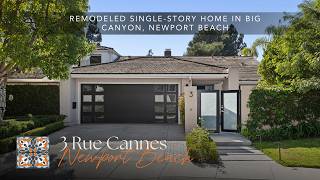 Inside a $3M  Single-Story Masterpiece in Newport Beach | 3 Rue Cannes, Newport Beach, CA 92660