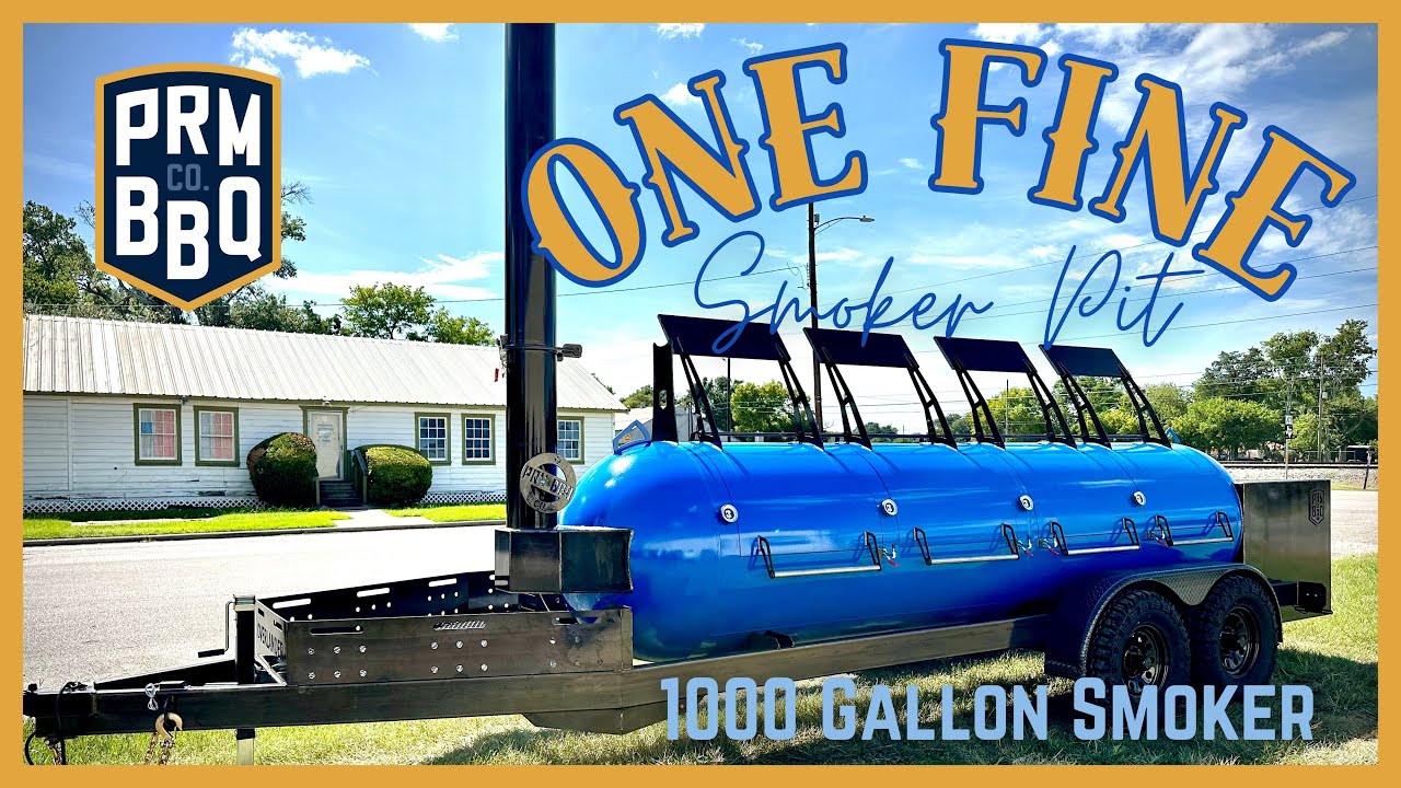 One Sweet Barbecue Smoker Pit - 1000 gallon smoker - Custom