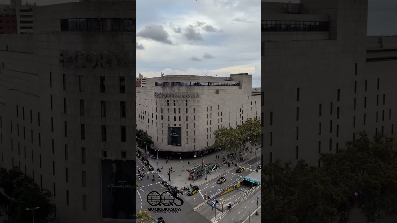 Barcelona, Spain.  View from SkyBar Rooftop Terrace Iberostar Hotel