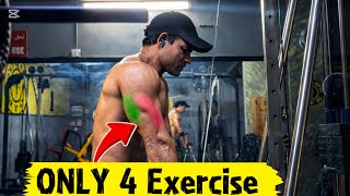 4 Best Triceps Exercises for Massive Arms 💪 | Triceps Workout for Mass
