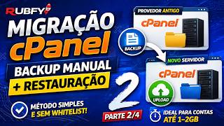 Migração cPanel Manual (Backup + Upload) — Método Simples e Rápido | Parte 2/4