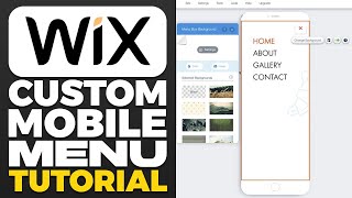 Custom Mobile Menu On WIX Tutorial (2025)