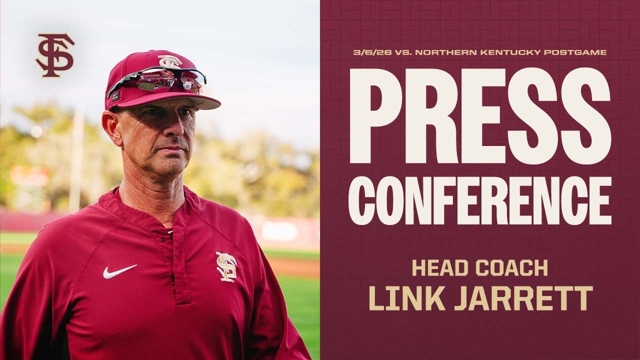 Image related to FSU Baseball | HC Link Jarrett Postgame Press Conference (3/6/26 vs. Northern Kentucky)