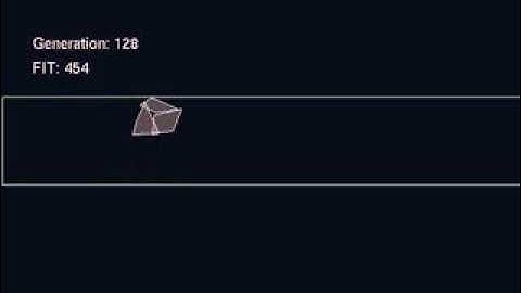 The power of evolution. Learning to move using genetic algorithm.