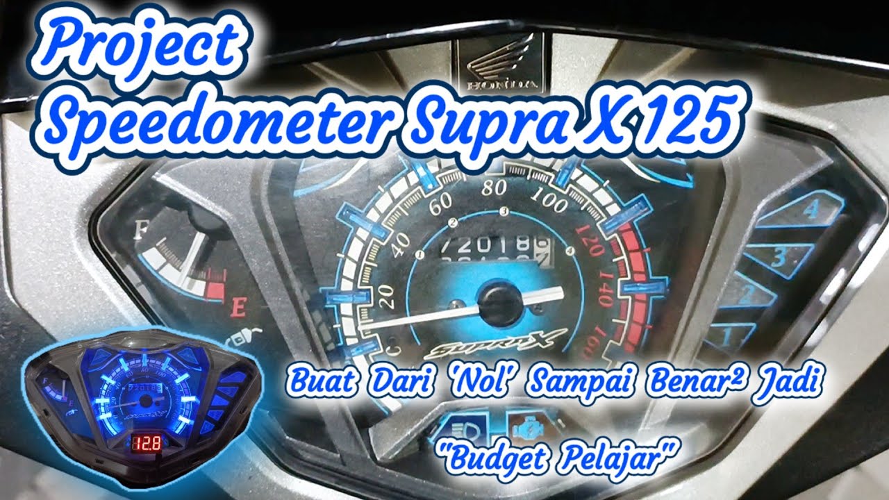 Modifikasi Speedometer Supra X 125