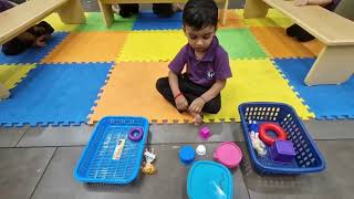 Rivaan Learns to Sort Small and Big Toys | Fun Learning Activity for Kids screenshot 5