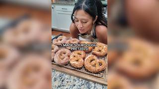 How I learned to make sourdough pretzels for the first time!!