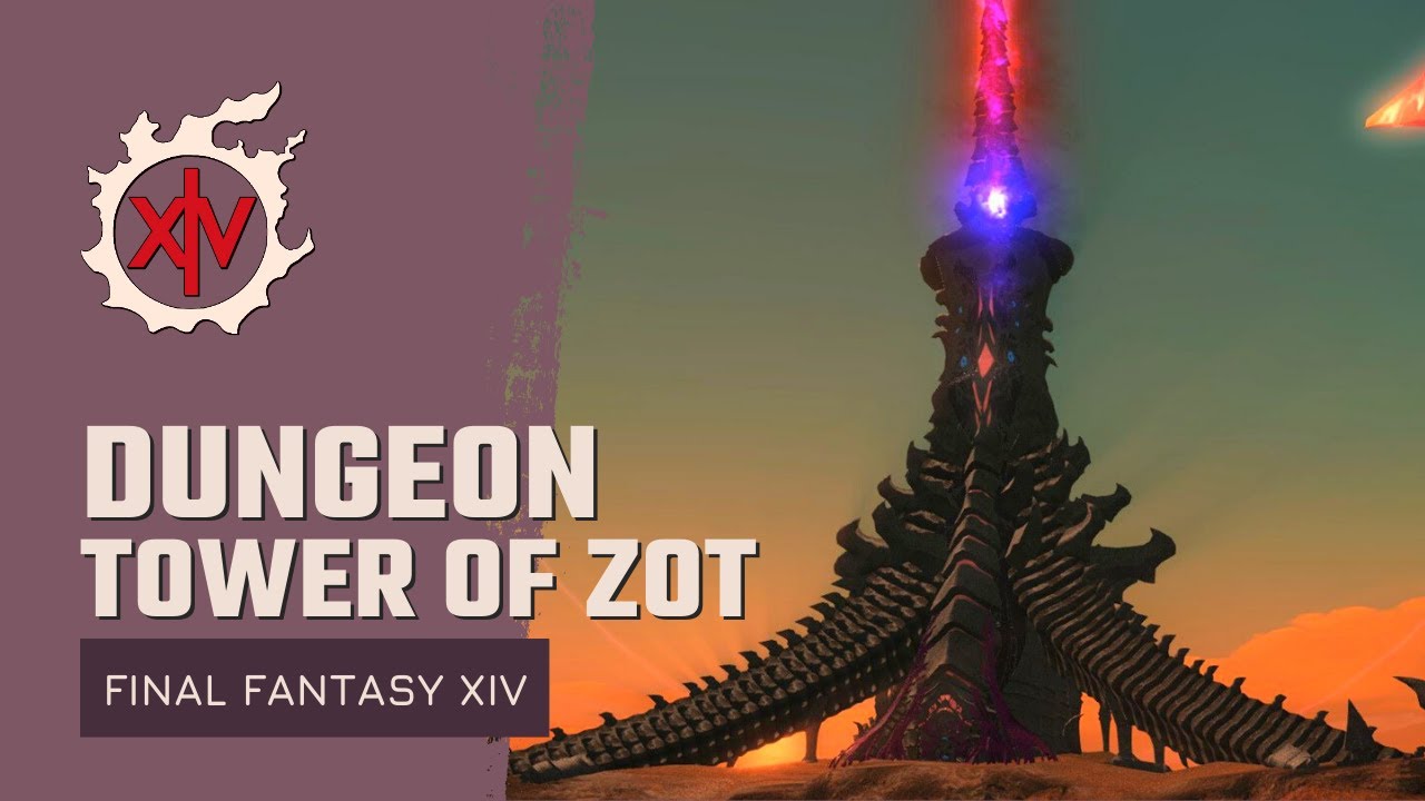 FFXIV Endwalker's First Dungeon The Tower of Zot Paladin Tank