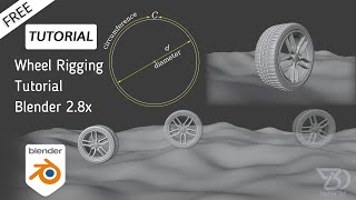 Easy Wheel Rigging tutorial for beginners | Blender 2.8 + free Project file