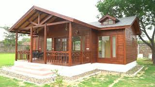 Wooden house in india#woodenhomesindia#prefabricatatedhouseinindia#woodenhouse#woodencottage#houses