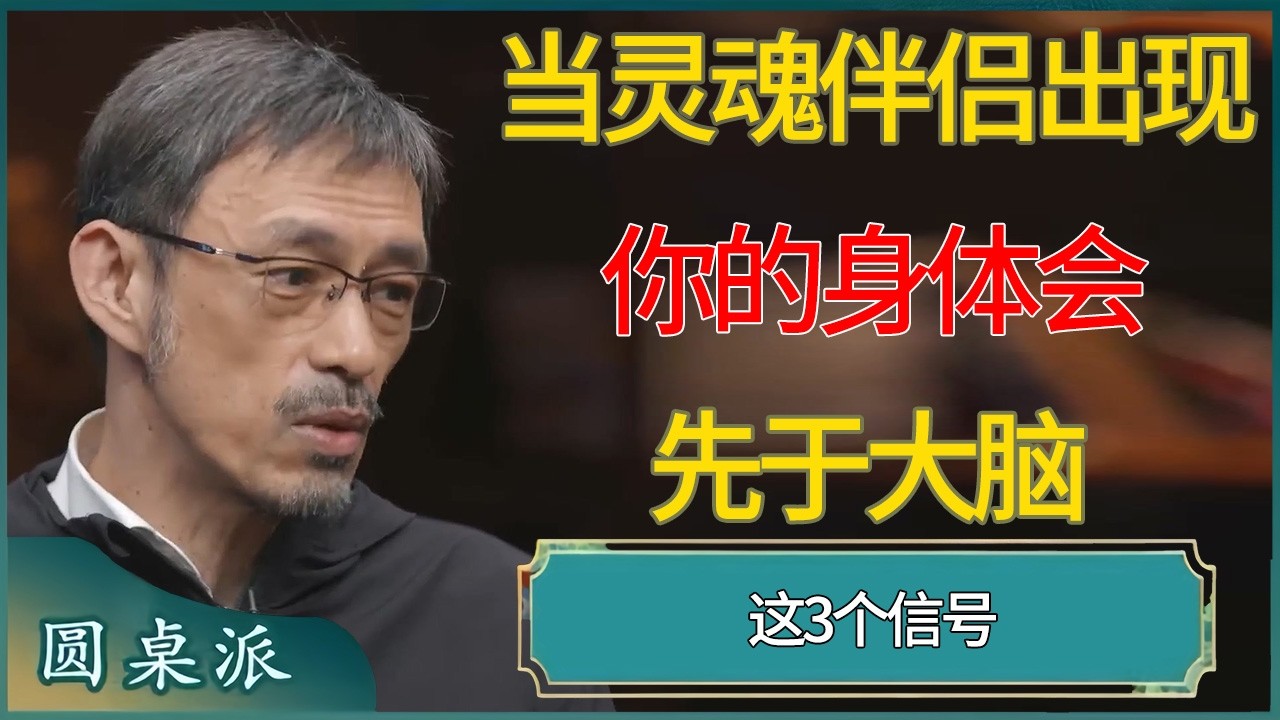 当灵魂伴侣出现，你的身体会先于大脑给出这3个信号 #窦文涛 #梁文道 #马未都 #周轶君 #马家辉 #许子东 #圆桌派  #圆桌派第八季