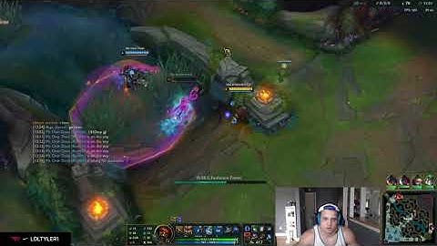Tyler1 purposely misses ult while ganking as Heimerdinger