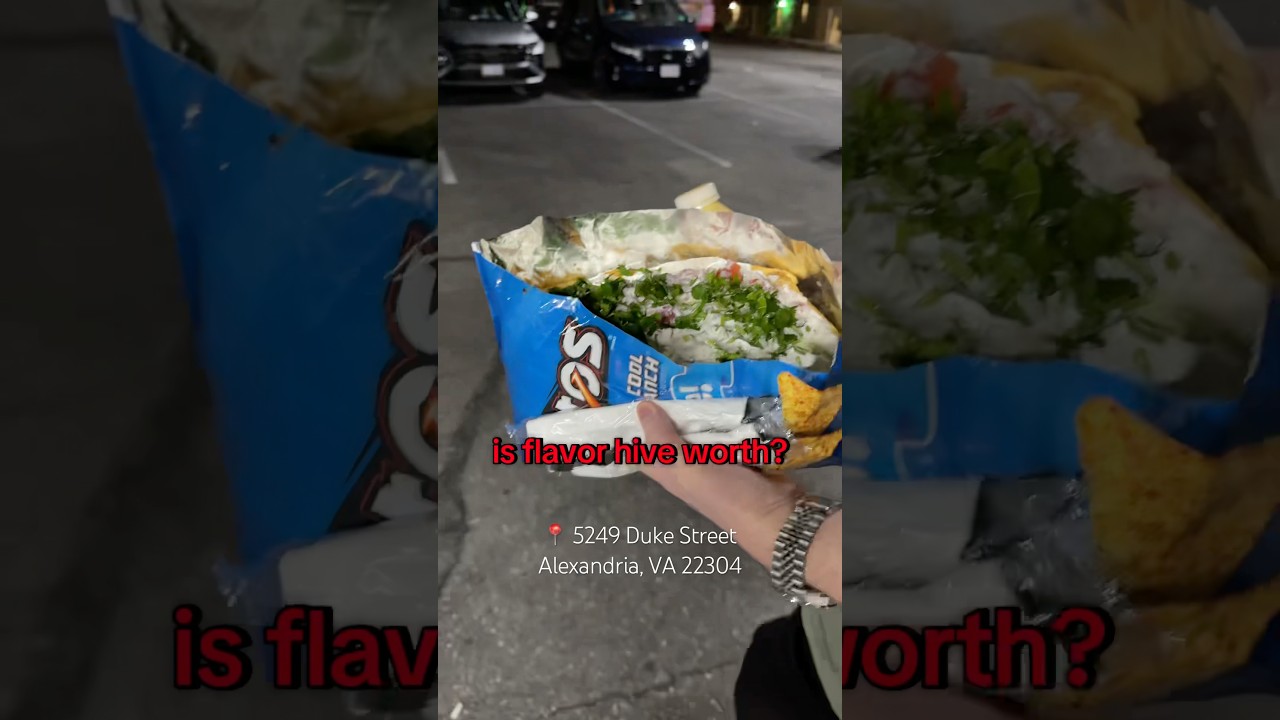 bring-your-own-bag walking taco at flavor hive food truck 