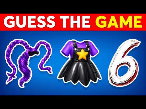 Guess the GAME by Emoji? 🎮 60 Games Emoji Quiz! (Poppy Playtime 6, Roblox, Minecraft, FNAF)