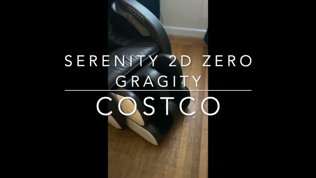 Serenity 2D Zero Gravity Massage Chair from Costco review YouTube