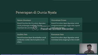 Stored function dan Procedure plSql