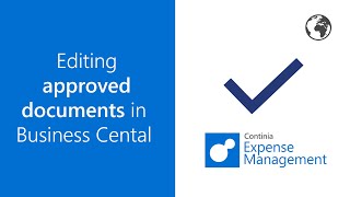 Celebrity Editing approved documents in Business Central Profile