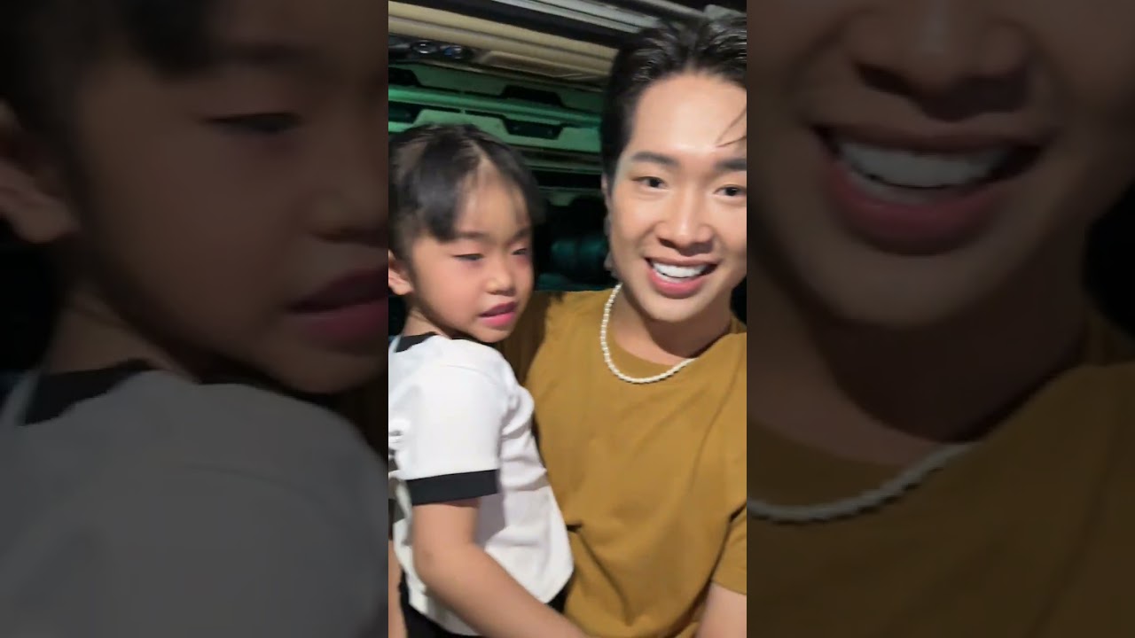 คิดถึงลูกสุดใจวันนี้พ่อมารับแล้วนะ จะพาไปเที่ยวสวนสนุกที่สิงคโปร์ ￼