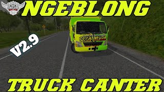 Ngeblong bareng oppa muda truk canter-Bussid Gameplays