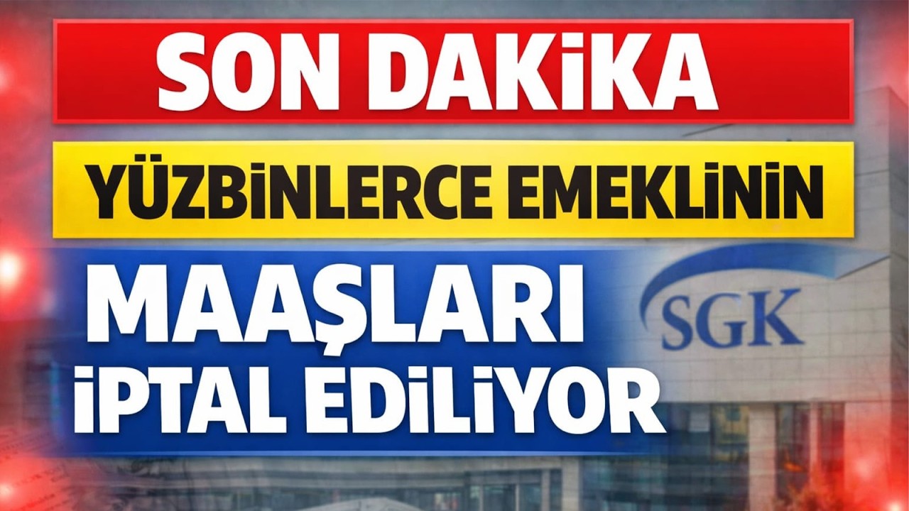 Emekli Maaşlarında Kritik Tehlike SGK'dan Dikkat Çeken Hamle