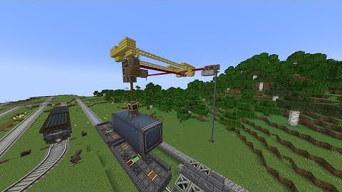 Minecraft Create Mod Cargo Crane