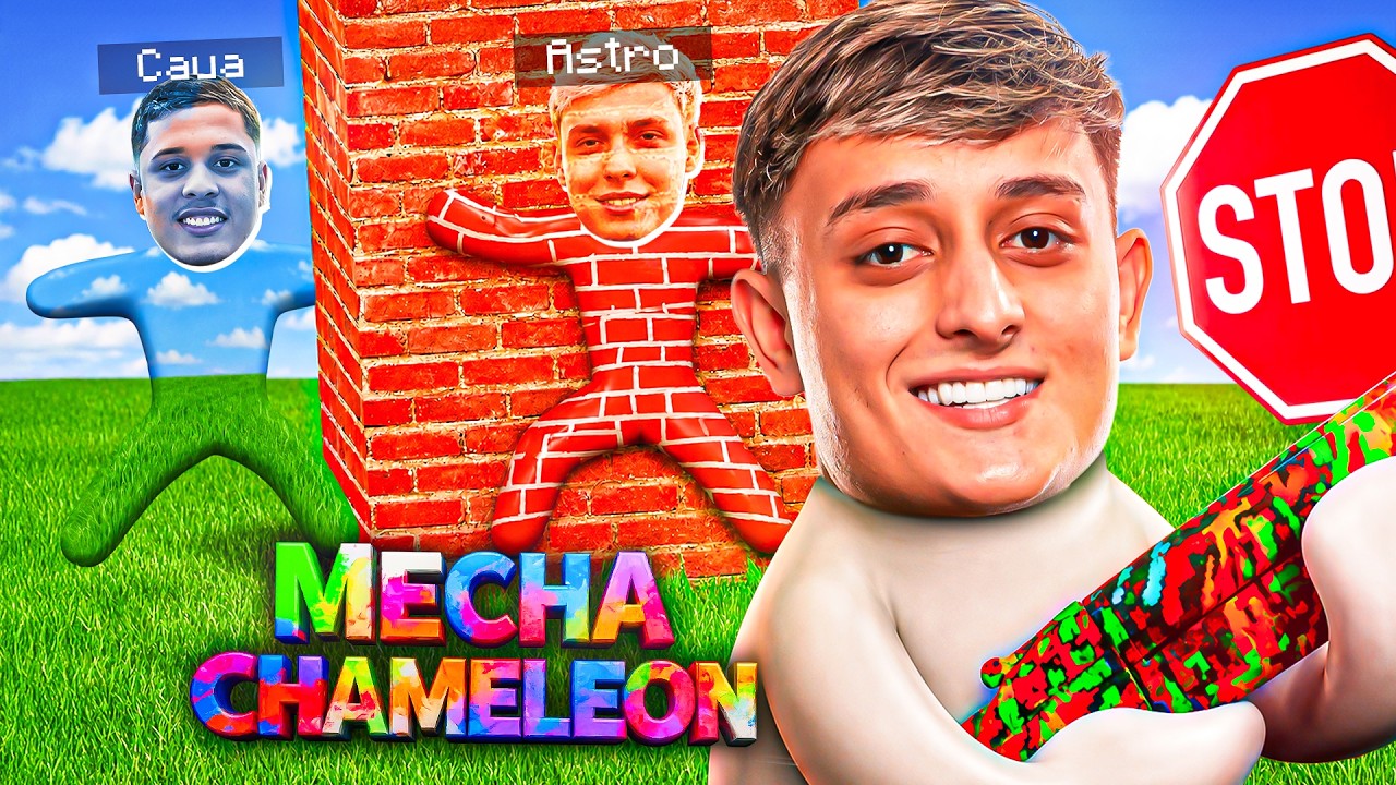 FIZ A MELHOR CAMUFLAGEM DA HISTÓRIA NESSE NOVO JOGO! | MECCHA CHAMELEON