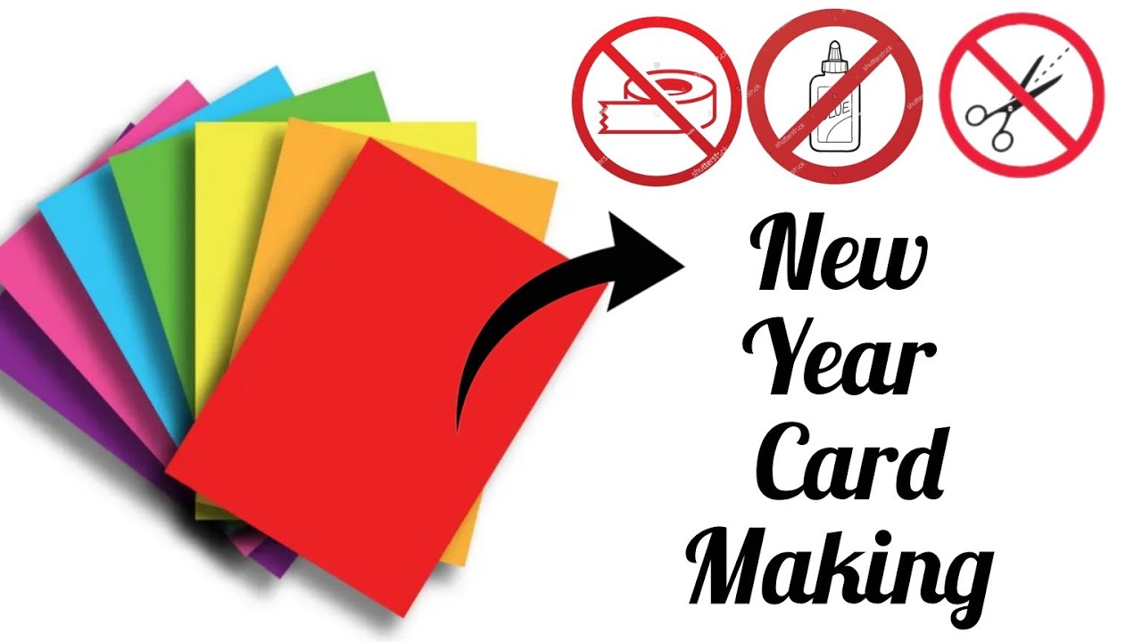 🎉 Изготовление новогодних открыток 2026 | Без клея, скотча и ножниц!