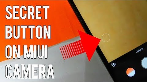 How to Enable Secret Target Button On Miui Camera!Redmi Note 4/Redmi 4