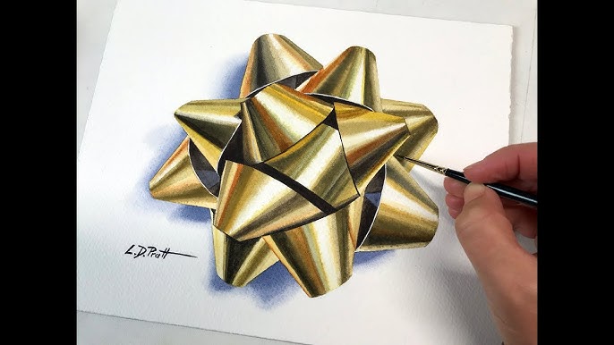 How to Paint Metallic Gold • Watercolor Tutorial 