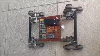 Stairs Climbing Robot Using Arduino