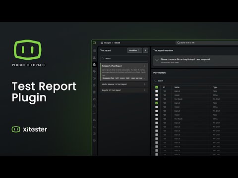 Xitester Tutorial | Test Report Plugin