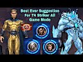 Best Ever Suggestion For T4 Striker All Game Mode - Marvel Future Fight