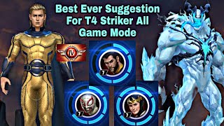 Best Ever Suggestion For T4 Striker All Game Mode - Marvel Future Fight