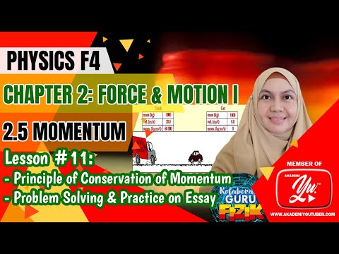 Physics Form 4 KSSM I Chapter 2 I 2.5 Momentum